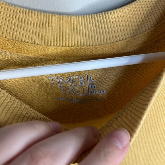 Time and Tru Women's Mustard Sweater - Picture 3 of 5